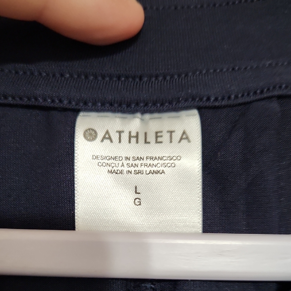 Athleta Deep Navy Long Sleeve Tee - Picture 2 of 7